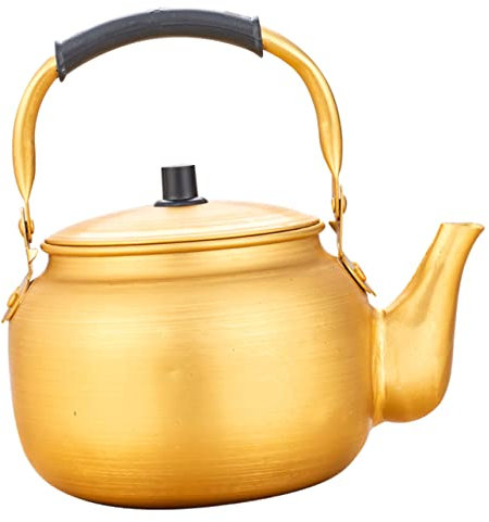 CIYODO Jarra De Vino De Arroz Caldera De Agua De La Estufa Hervidor De Agua Caldera De Agua Olla Hirviendo Olla De Calentamiento De Agua Tetera De Metal Caldera De Agua De Metal Hervidor