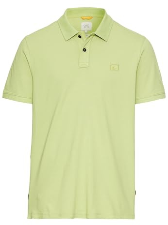 camel active Herren Kurzarm Poloshirt aus Baumwolle Grün, menswear-3XL