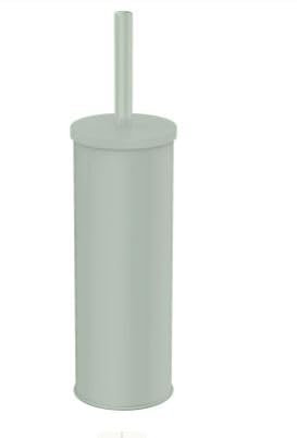 New Modern Powder Coated Iron Toilet Brush Holder Sage