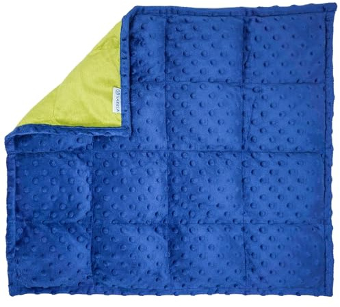 Harkla Weighted Lap Pad for Kids (Deep Blue)