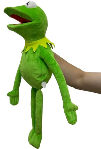 der Frosch Handpuppe PlüSchtier Frosch Handpuppen für Kinder Tier Kuscheltier Spielzeug 23.6inch