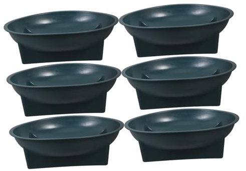 KITANDOVE 6 Pièces Pots De Jardinage Arrangements Fournitures Marqueurs Funéraires Marqueurs De Cimetière Cimetière Tombe Vase Inserts Tombe Bols Floraux pour Fleurs Vases Floraux