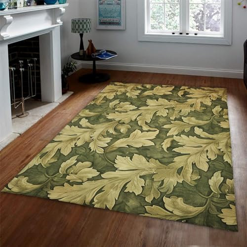 Vintage-Teppich im Landhausstil für Küche und Wohnzimmer, rutschfest, waschbar, 120 x 150 cm