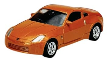 Welly Modell Auto Kompatibel mit Nissan 350Z Coupe Orange 2002-2009 ca 1/60-1/64 1:60 Neu Modell Auto 7cm