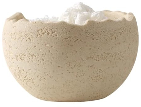 Vassoio portachiavi in travertino portagioie organizer per ufficio soggiorno decorazione