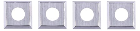 Original Scheppach Wendemesser passend für Lackfräse LFR720 Ersatzmesser | Set bestehend aus 4 Hartmetall Messer zum Entfernen von Lacke, Farben & Kleberückstände | 14x14mm | Fräsmesser, Wechselmesser