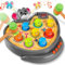 YOOHBERRYS Juguete de Martilleo Topo, Juego de Golpear Topos, Juego Musical de Whack con 5 Modos y 9 Pistas Musicales, Juguetes Interactivos Educativos Montessori para Niños de 3 Años