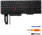Teclado de retroiluminación de repuesto compatible con Lenovo ThinkPad E15 Gen1 R15 Gen1 Gen1 (ruso)