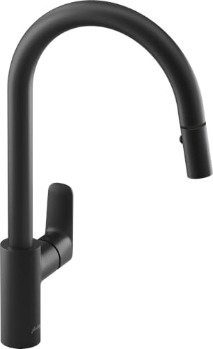 Robinet cuisine avec douchette extractible JACOB DELAFON July+ noir mat