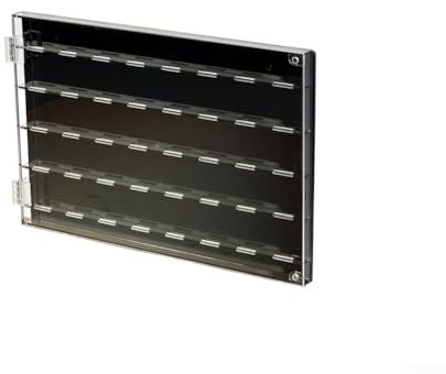 Jonikuper Acryl-Gitarrenplektren-Vitrine mit staubdichter, transparenter Abdeckung, geschichtete Aufbewahrung, Organizer-Box für Heimmusikliebhaber, Sammlungsdisplay (245 x 240 x 22)