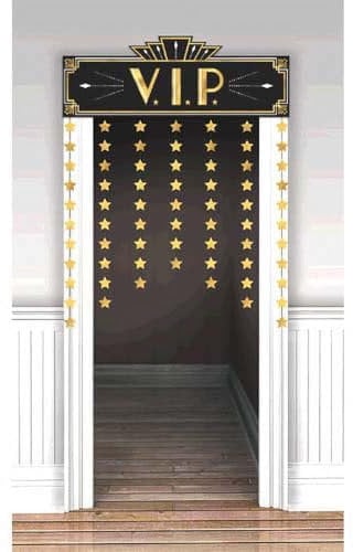 Hollywood G&G VIP Door Curtain 98cm x 1.42m - Glitz & Glam