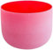 ENERGYSOUND Couleur Rouge 432 Hz Givré C Racine ChakraQuartz Cristal Chantant Bol 12 pouces Sound Healing