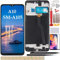 YHX-OU 6.2'' Noir Kit Écran Complet avec châssis pour Samsung Galaxy A10 2019 SM-A105F Écran LCD Ensemble de numériseur Tactile Remplacement Dual SIM avec Outil d'installation + A10 Verre trempé