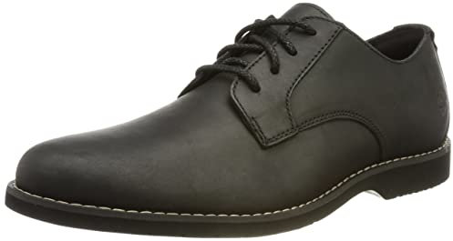 Timberland Woodhull Leather Oxford Basic, Scarpe con Lacci Uomo, Nero (Black Full Grain), 40 EU