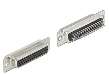 Delock D-Sub HD 44 Pin Buchse Metall, Lötversion, 2 Stück