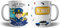 Kartoon Kase Taza Policia Hombre Original Personalizada con Nombre | Mejor del Mundo Taza Profesiones de Cafe Desayuno para Regalar (Policia Hombre)