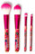 Legami - Lot de 4 pinceaux de maquillage Oh My Glow ! Tema Flowers, comprend Powder Brush, Foundation Brush, Eyeshadow Brush, Eyeliner Brush, 100% Vegan, format voyage