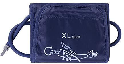 Blood Pressure Cuff, ISFORU 22-52CM Extra Large Cuff for Blood Pressure Monitor, Replacement Cuff for Upper Arm Digital Blood Pressure with 6 Replaceable Connector for Big Arm