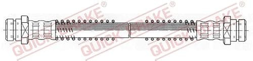 QUICK BRAKE Bremsschlauch 22.502 BREMSSCHLÄUCHE Länge: 296mm Kompatibel mit MITSUBISHI COLT III C5A SPACE RUNNER N1W, N2W GALANT IV Stufenheck E3A Galant VI Schrägheck E30 SIGMA F2A, F1A