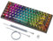 Gasket Tastiera meccanica cablata sostituibile a caldo,82 tasti, interruttori Outemu,Chroma RGB 16,8 M Gaming retroilluminato, copritasti in materiale PC ad alta trasparenza, cavo tastiera a spirale