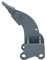 Levigo Seau de simulation en acier carbone RC pour pelleteuse double Eagle E111/E010/EC160, excavatrice hydraulique RC pour creuser et perdre le sol