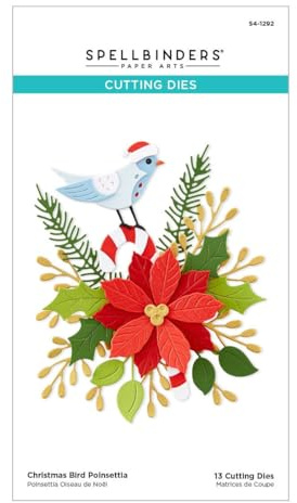 Spellbinders S4-1292 Stanzschablonen mit Weihnachtsstern aus der Classic Christmas Collection