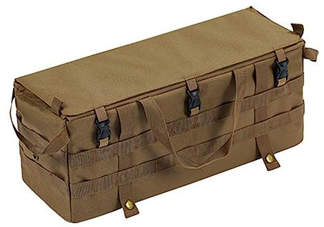 ACEXIER Taktische Molle Pouch Aufbewahrungstasche Hängende Tasche für Schreibtisch Seite Gadget Jagd Beutel wasserdichte Camping Taschen Outdoor Ausrüstung (Tan)