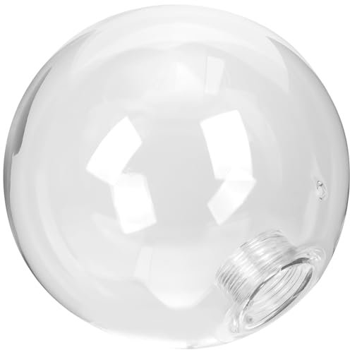 BESTonZON Lampenschirm Kugel für Pendelleuchte Transparent Lampenschirm Ersatz Einfache Installation für Wohnzimmer und Schlafzimmer