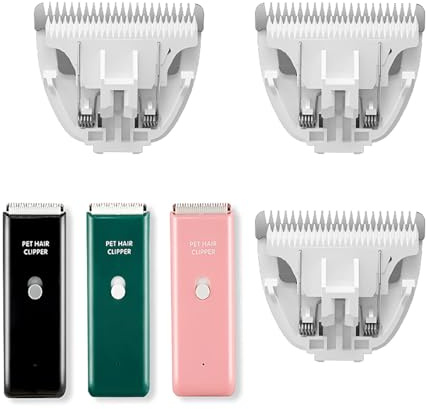 Dog Clippers Detachable Ceramic Blade for Replacement,3Packs | 3Packs Safe Pet Grooming Trimmer Clipper Ceramic Blade for Dog Cat Paws, Eyes, Ears, Face