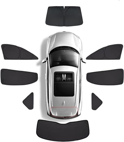FüR Tesla Model S Sonnenschutz Auto Uv Schutz Protection Baby Haustiere Erwachsene PersöNliche PrivatsphäRe Auto Accessories,6Sides1Front1Rear