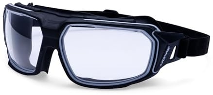 Portwest PS64 faltbare Schutzbrille, schwarz, Einheitsgröße