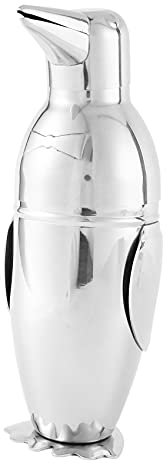 Vanessanty 500Ml Cocktail Shaker, Penguin Stainless Steel Bar Bartender Mixer Shaker Pot,Wine Bottle,Wine Accessories