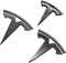 fibhyrtingy 3 Pcs/Set for Model 3 Emblem Badge Sticker Cover,Car Front/Rear/Steering Wheel Emblem Logo Sticker Decals Accessories (fit Model3 Gloss Carbon Fiber Pattem)