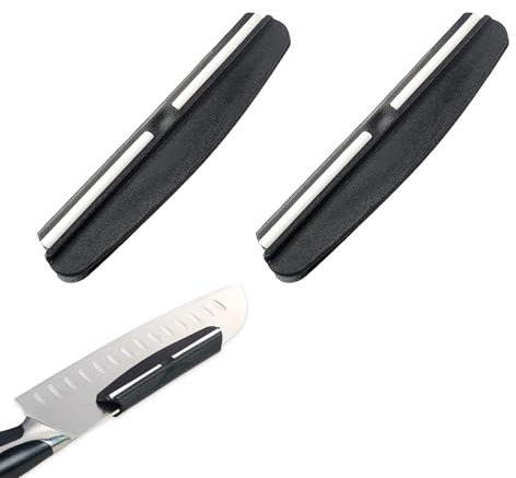 2 Stück Schleifhilfe Set,Schleifhilfe Messer,Manuelles Messerschärfer Winkel Halter Für Schärfen,Messerschärfer Hilfsmittel, Kantenschleifhilfen,Praktisches Schärfzubehör,Für Küchen