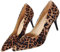 CATIEBYE 1 Pair Leopard Print High Heel Pumps for Women Fashionable Pointed Toe Shoes Trendy Animal Print Design Stylish High Heels for Ladies for Parties and Events