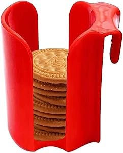 1 Pc Cookie Holder, Creative cookie Container Storage, reusable plaastic cup side Cookie organizer, easy to install 10 cookie rack, Creative Hung Container with Two Secure Side dishwashing for Candie