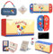 Kuitmor Paquete de Accesorios para Switch OLED: Estuche de Transporte, Funda Protectora, Estuche para Tarjetas de Juego, Protector de Pantalla, Soporte para Jugar, Tapas de Agarre y Más (11 en 1)