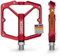 SHREDR. Shine Pedale für MTB | Hochwertige Flatpedals fürs Mountainbike | Mit Reflektoren (StVZO konform). (rot, XL)