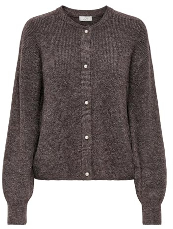 JDY Damen Jdylumi L/S Button Cardiga KNT Noos, Bracken, XS EU