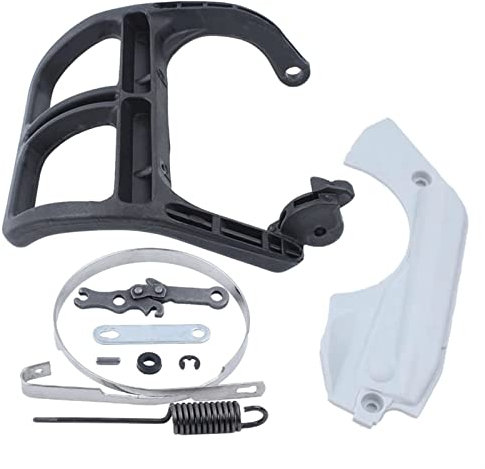Pexorin Kit de Banda de Cubierta Protectora de Mano de Palanca de manija de Freno de Cadena, for Piezas de Motosierra STIHL, MS180 MS170 MS 180 170 018 017 Q84D Manija de Freno de Cadena genérica