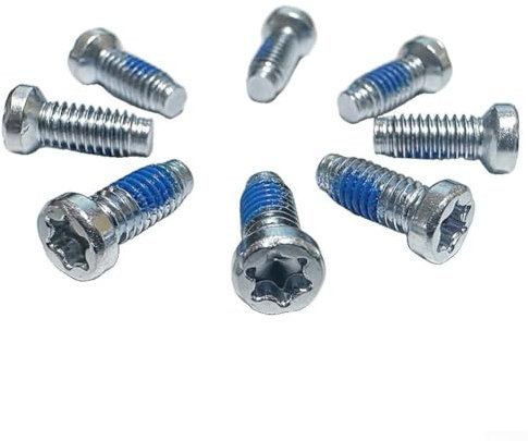 ZMdooreasy Juego de pernos de cadena para bicicleta de carretera, 8 tornillos de manivela de aleación para SRAM de 12 velocidades, instalación T20, 3,9 mm de diámetro, ajuste seguro para bielas Apex