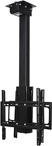 WOTZOV Universal TV Stand Multifunction Motorized Tv Mount, Height Adjustable Double Tv Motorized Lift with Remote Control, for Large Screen 32-65 Inch TVs, Lift Stroke 70cm/27.