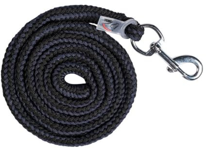 HKM Catherine Strick mit Karabinerhaken, Dunkelblau/Schwarz, 180 cm