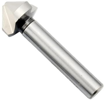 Metall-Fasenbohrer 1-teiliger Fasenfräser, Schaftfräser, CNC-Bearbeitung, 3 Zähne, 90°, HSS-Oberfräser, Reibahle(18mm)