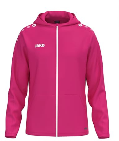 JAKO One Kapuzenjacke – Atmungsaktive Sportjacke für Herren aus 100% Polyester, mit weichem Micro-Fleece, ideal für Sport und Freizeit