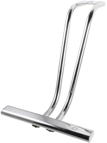 SKISUNO Stainless Steel Salon Chair Footrest Replacement Pedal, Heavy Duty Foot Rest for Hairdressing and Barber Chairs, Silver, Practical Comfort for Hairstylists
