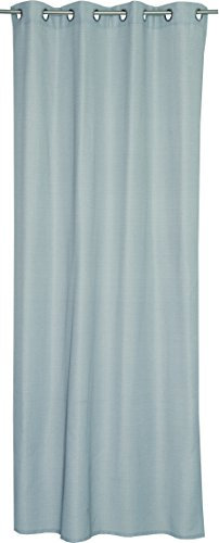 Schöner Wohnen Ösenschal, 100 Prozent Polyester, Hellgrau, 250 x 140 cm