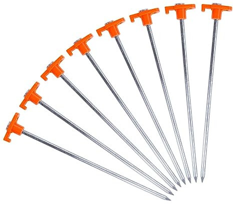 23cm Piledriver Strong Tent Peg Set - Pack of 8