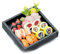 Miniblings Sushi Platte Brosche Japanische Spezialität Japan Kawaii Essen Asien - Handmade Modeschmuck I Anstecknadel Button Pins