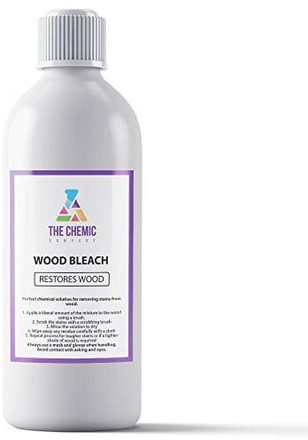 Wood Bleach Bleacher for Removing Stains and Cleaning Wood Furniture Restorer (x1 1 Litre Bottle)